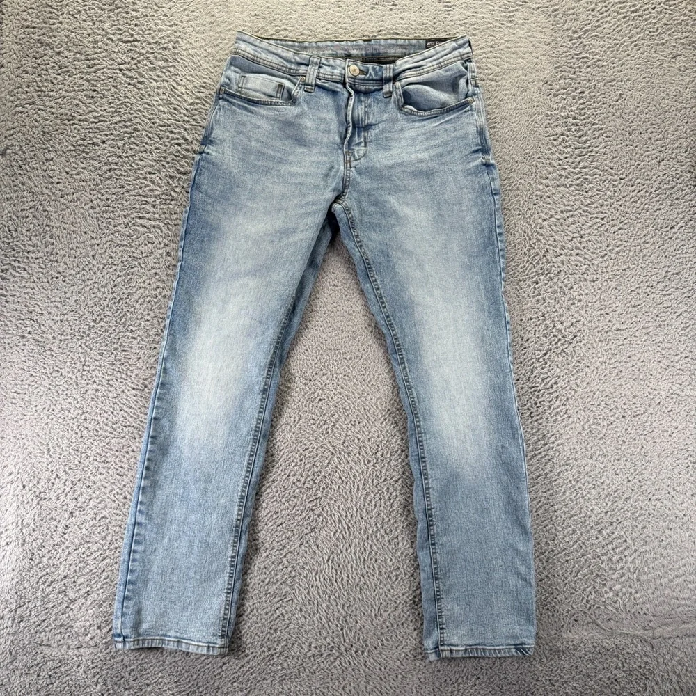 Buffalo David Bitton Evan-X Jeans Mens 32x32 Blue Cotton Denim Straight Stretch